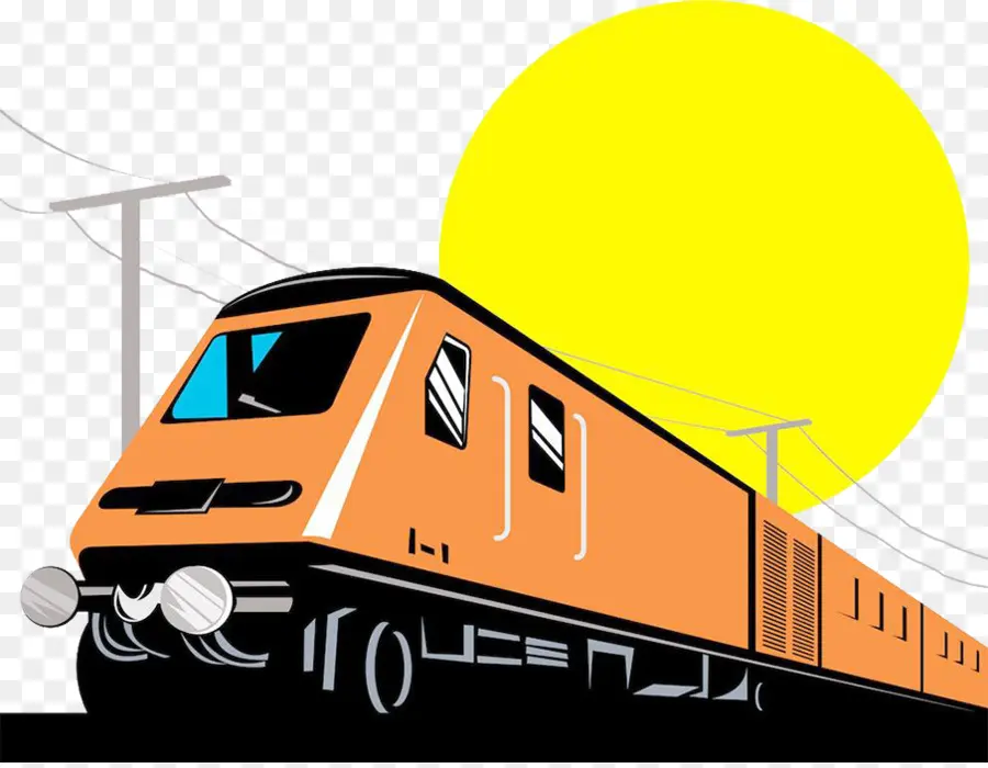 Train，Le Transport Ferroviaire PNG