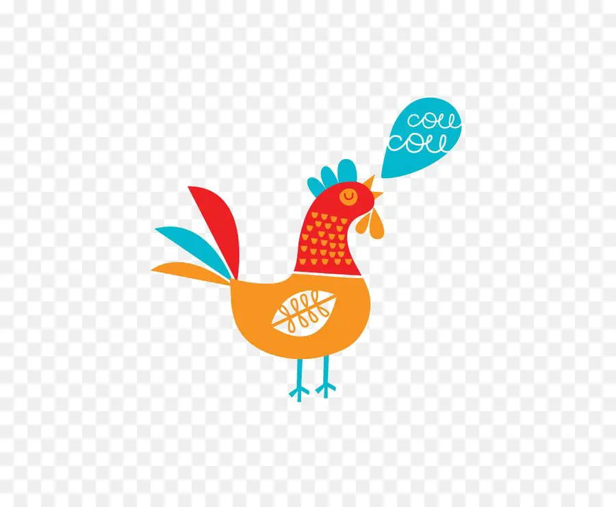 Coq Coloré，Coq PNG