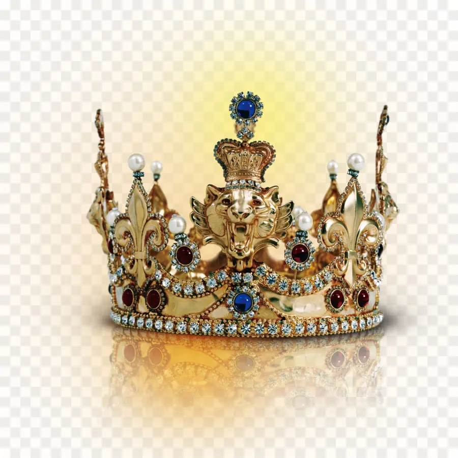 Couronne Ornée De Bijoux，Bijoux PNG