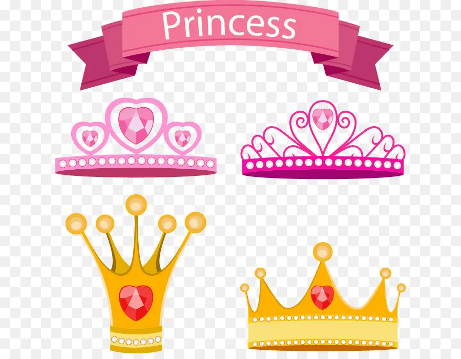 Couronnes De Princesse，Tiare PNG