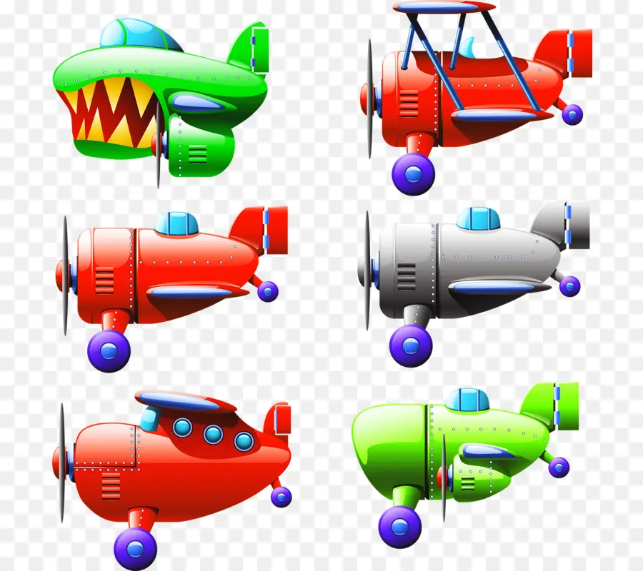 Avions Jouets，Coloré PNG