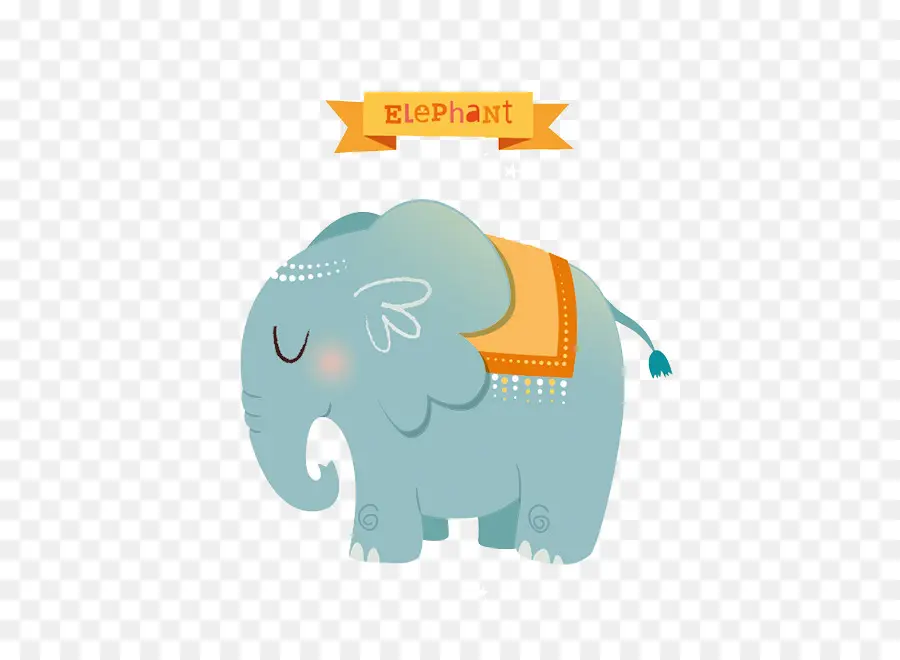 éléphant De Dessin Animé，Mignon PNG