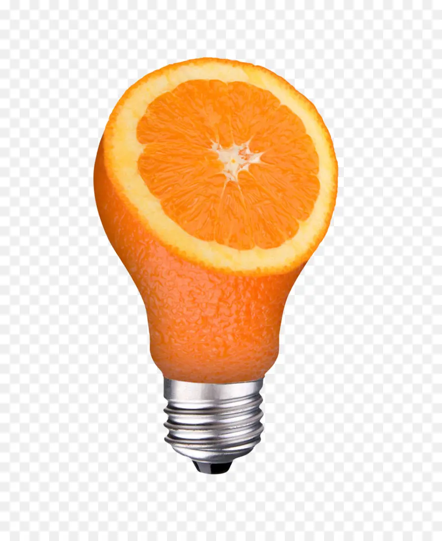 Ampoule Orange，Fruit PNG