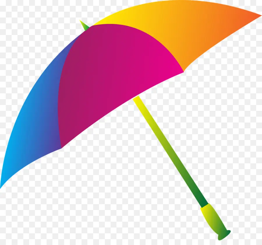 Parapluie Coloré，Pluie PNG