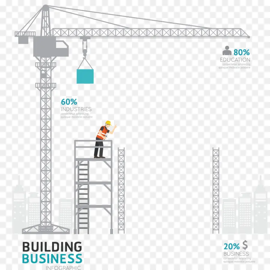 Infographie，L Ingénierie Architecturale PNG