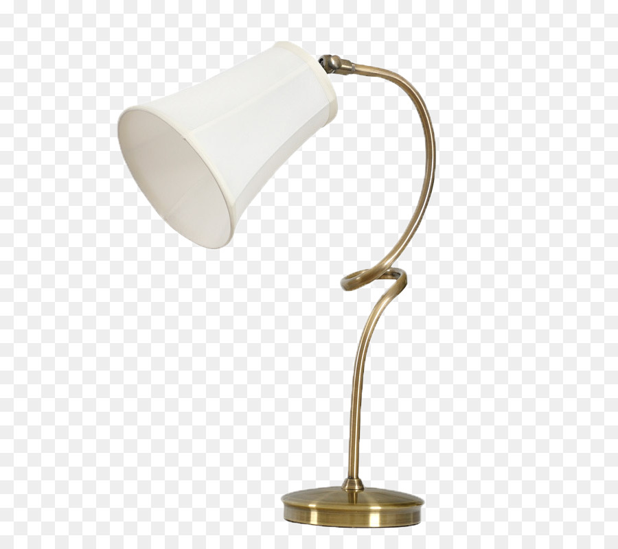 Lampe De Bureau Dorée，Lumière PNG