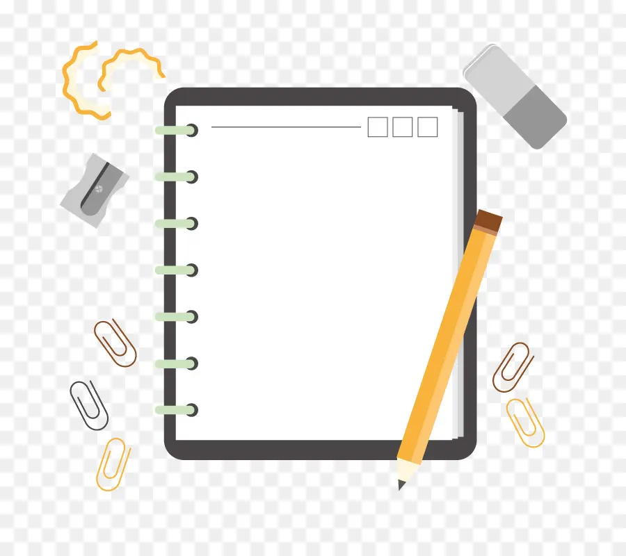 Carnet De Notes，Crayon PNG