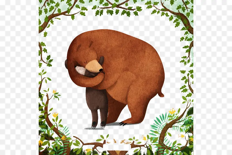 Ours，étreindre PNG