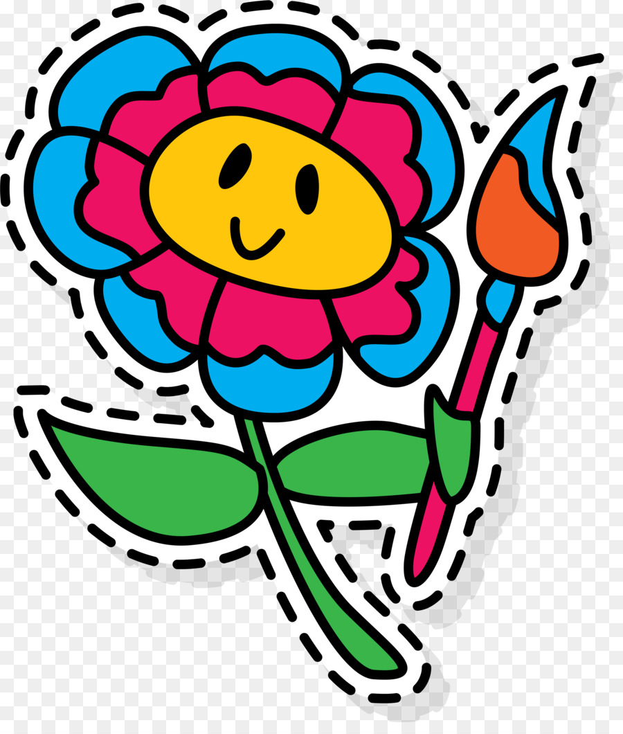 Fleur，Souriant PNG