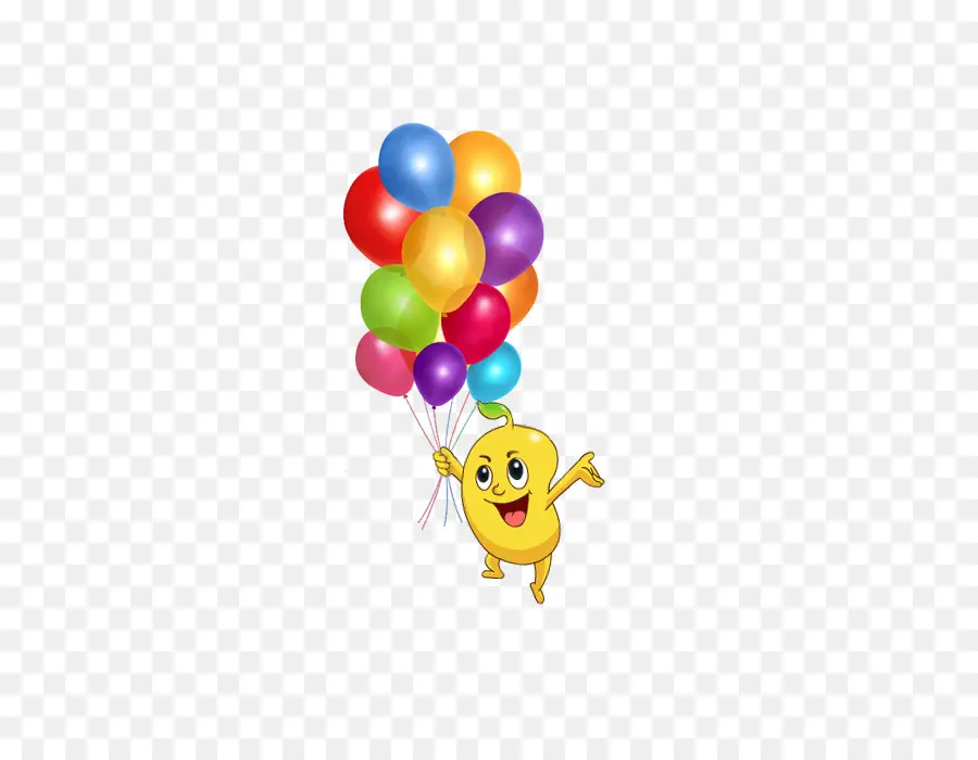 Personnage De Ballon，Coloré PNG