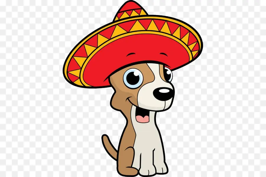 Chien De Dessin Animé，Sombrero PNG