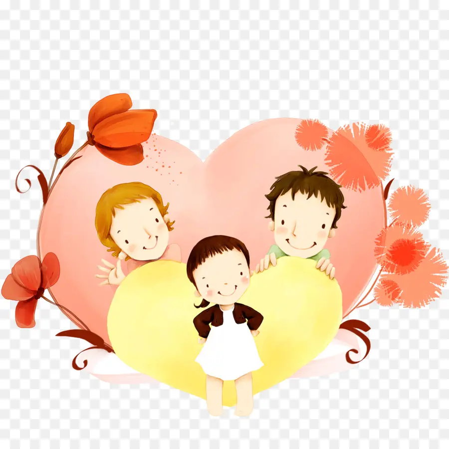 Famille，Dessin Animé PNG