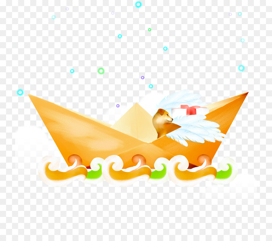 Bateau En Papier，Origami PNG