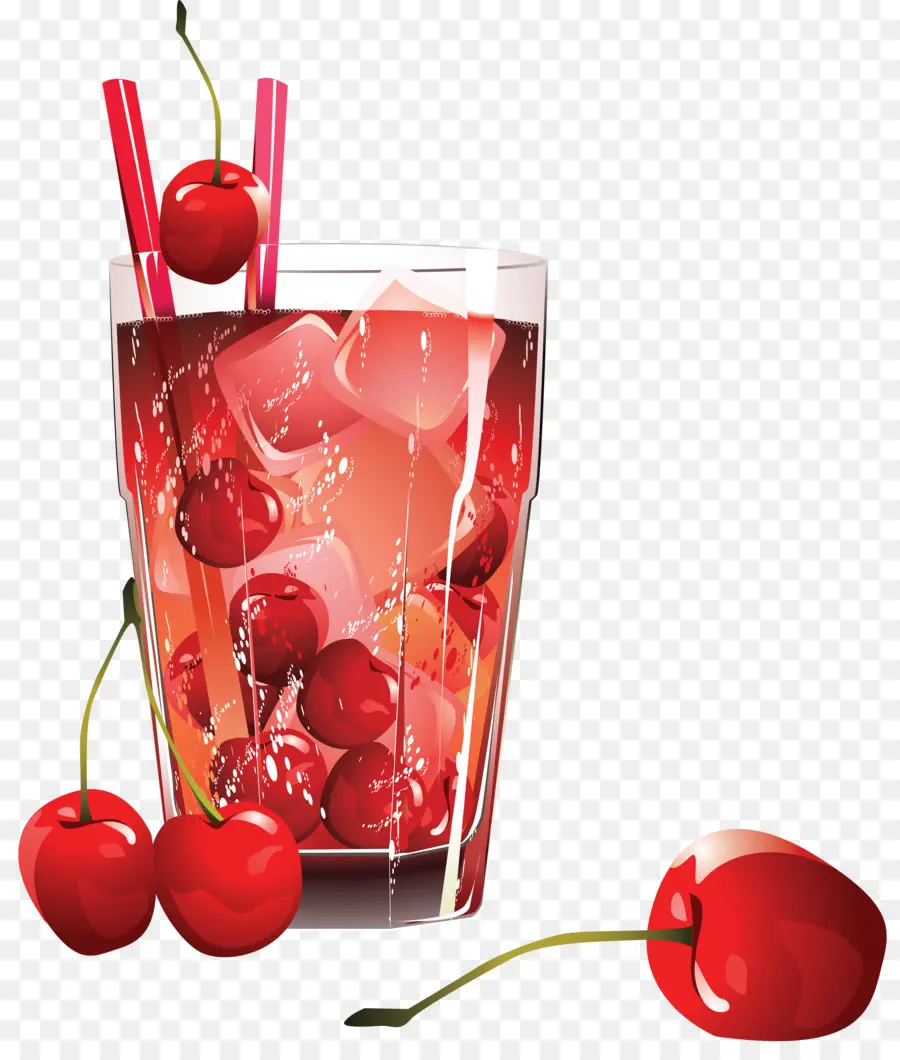 Boisson Aux Cerises，Verre PNG