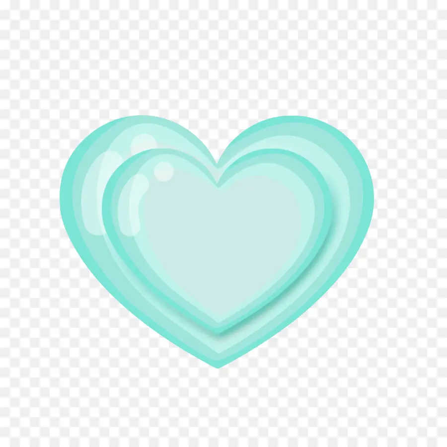 Coeur，Turquoise PNG