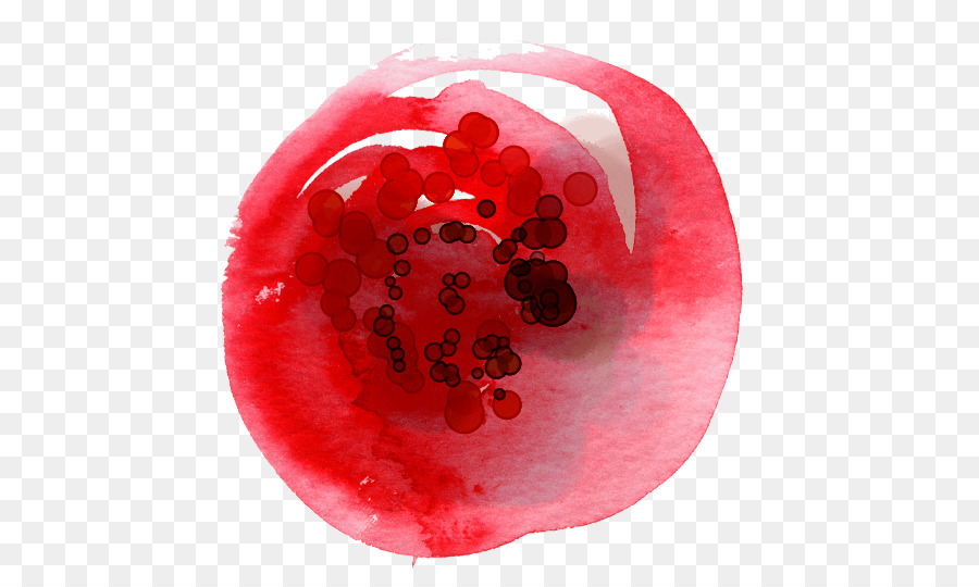 Aquarelle Rouge，Peinture PNG