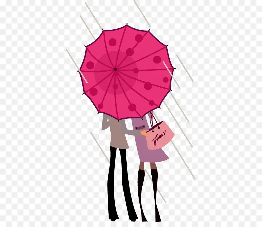 Parapluie Rose，Couple PNG