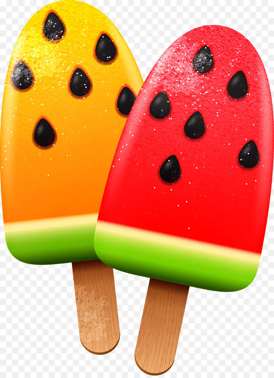 Sucettes Glacées Aux Fruits，Glace PNG