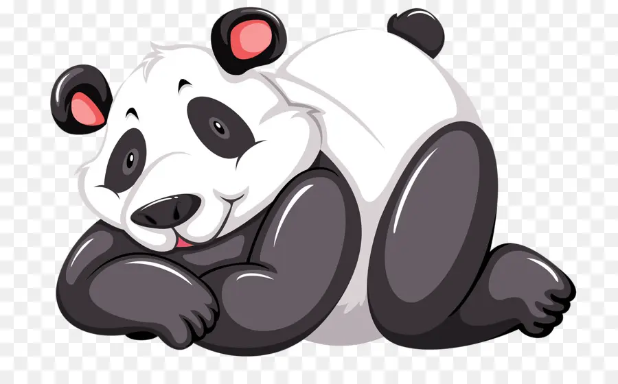 Panda Mignon，Dessin Animé PNG