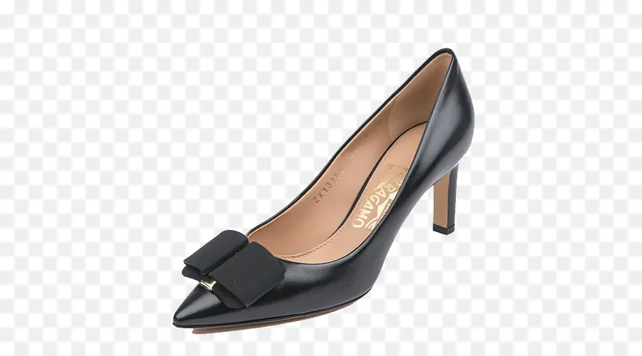 Chaussure à Talon Haut Noire，Arc PNG