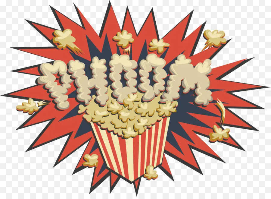 Explosion De Pop Corn，Popcorn PNG