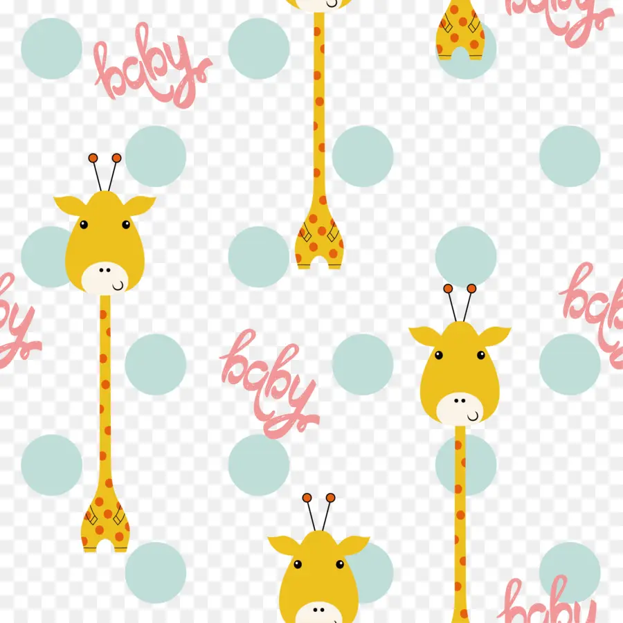 Motif Girafe，Bébé PNG