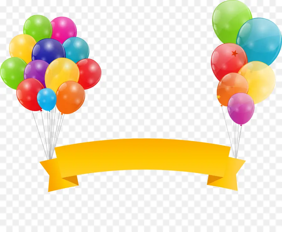 Ballons，Bleu PNG