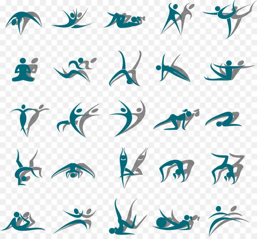 Silhouette，Yoga PNG