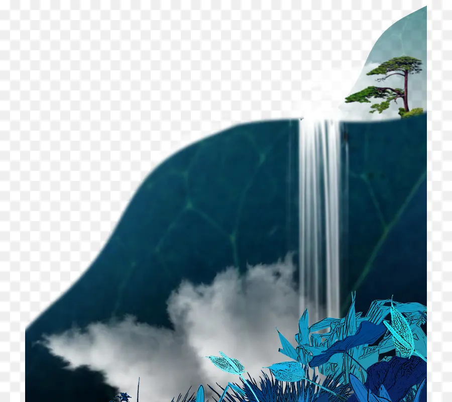 Cascade，Montagne PNG