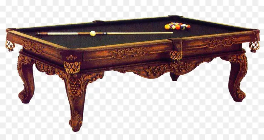 Table De Billard Ornée，Billard PNG