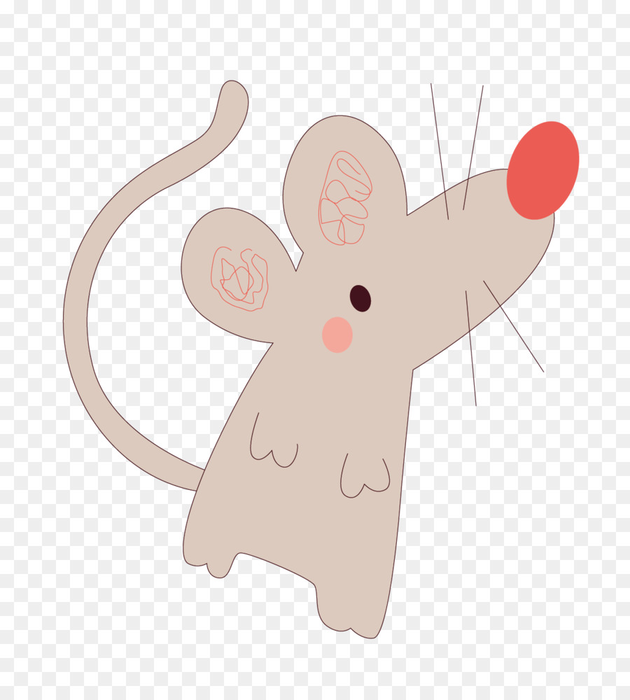 Rat De Dessin Animé，Souris PNG