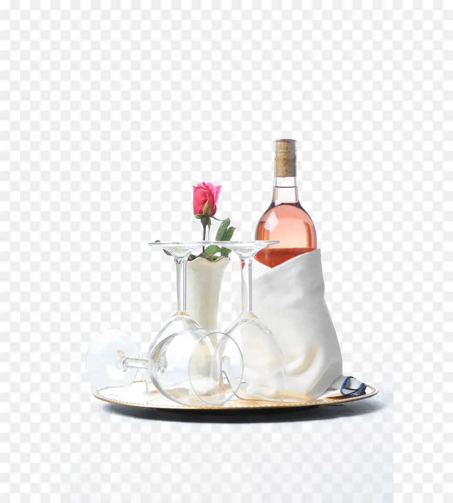 Bouteille De Vin，Verres à Vin PNG