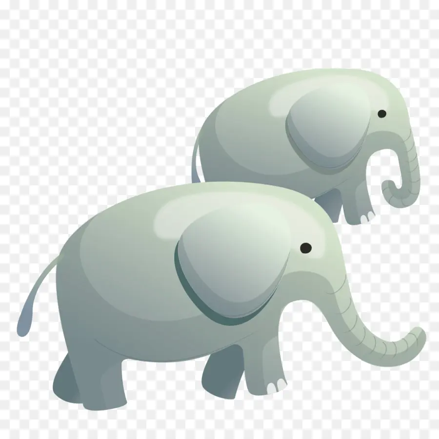 Éléphant，Gris PNG