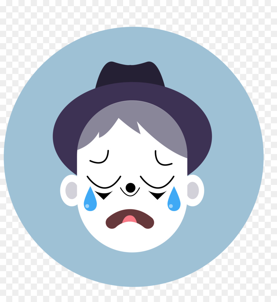 Clown Triste，Larmes PNG