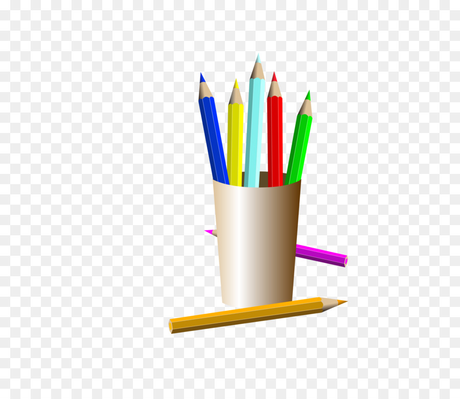 Crayons Dans Le Support，En écrivant PNG