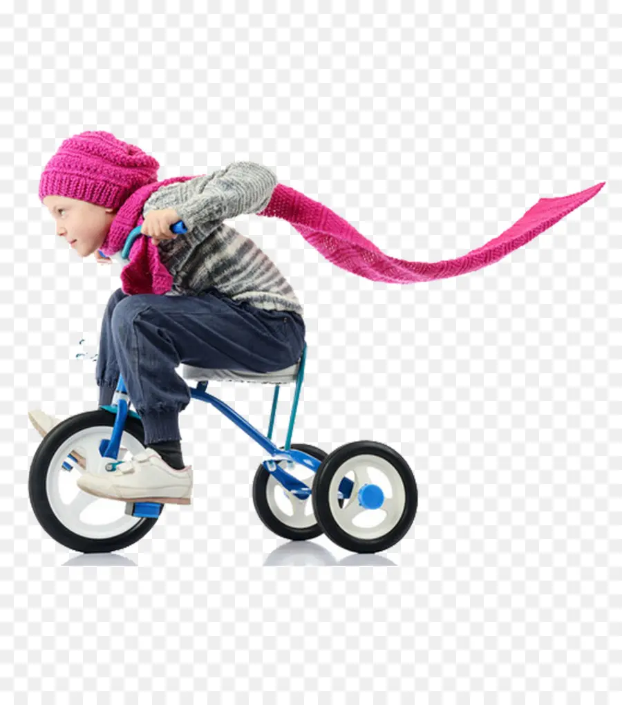 Enfant Sur Tricycle，Foulard PNG