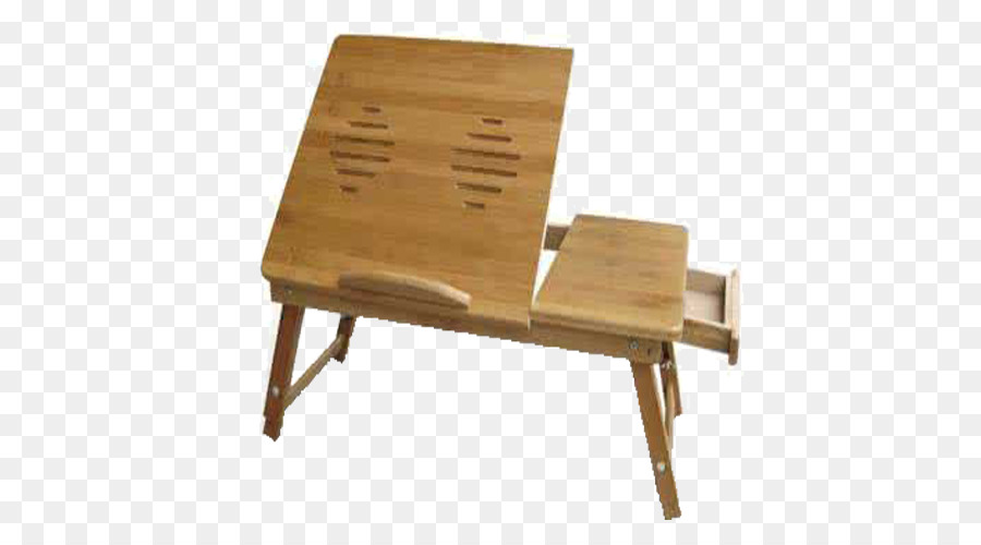 Bureau D'ordinateur Portable En Bois，Réglable PNG