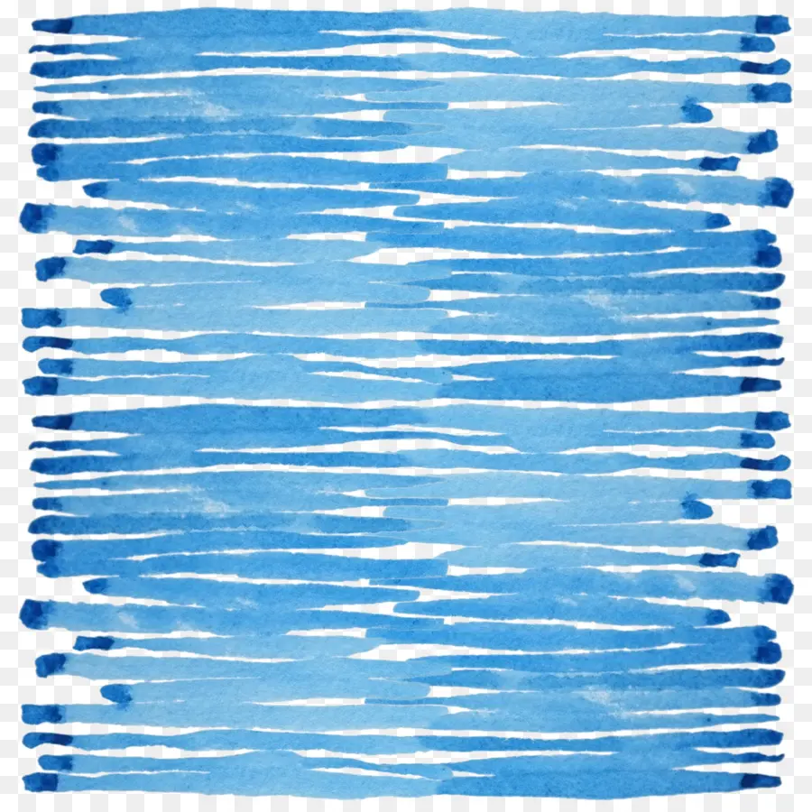 Peinture à L Aquarelle，Bleu PNG