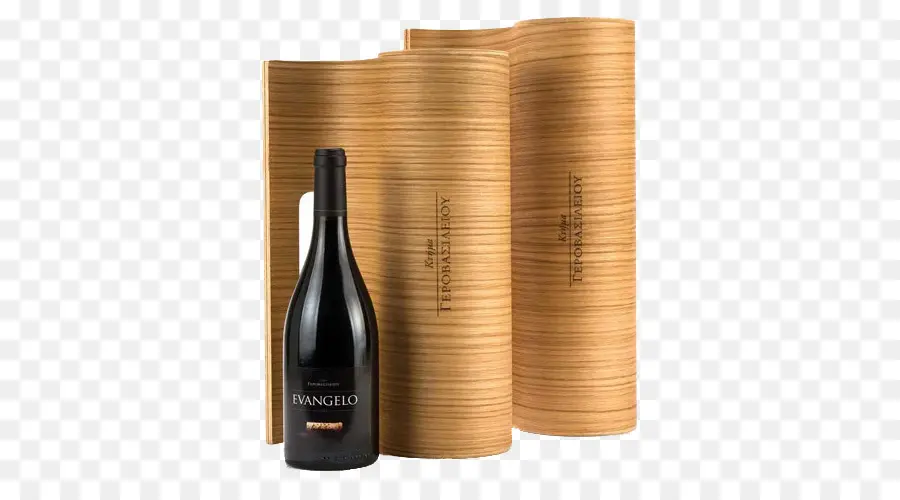 Bouteille De Vin，Boîte En Bois PNG