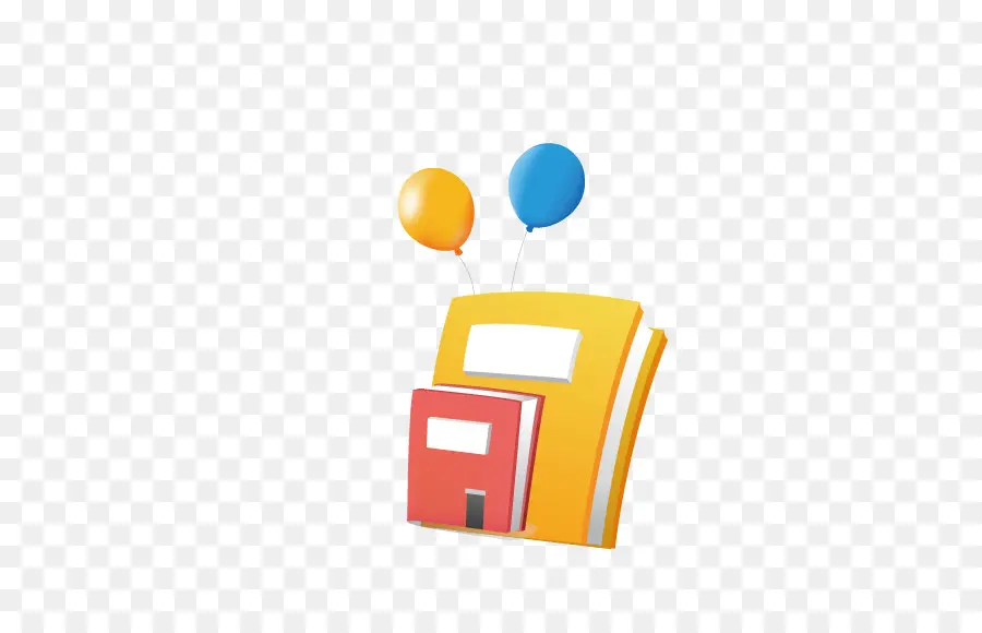 Livres Et Ballons，Ballons PNG