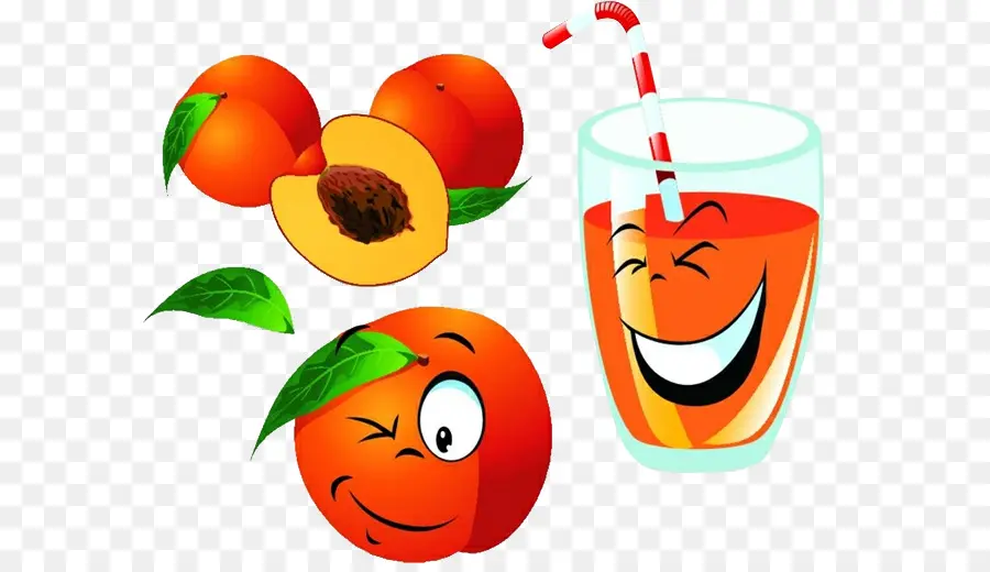 Jus De Pêche，Fruit PNG