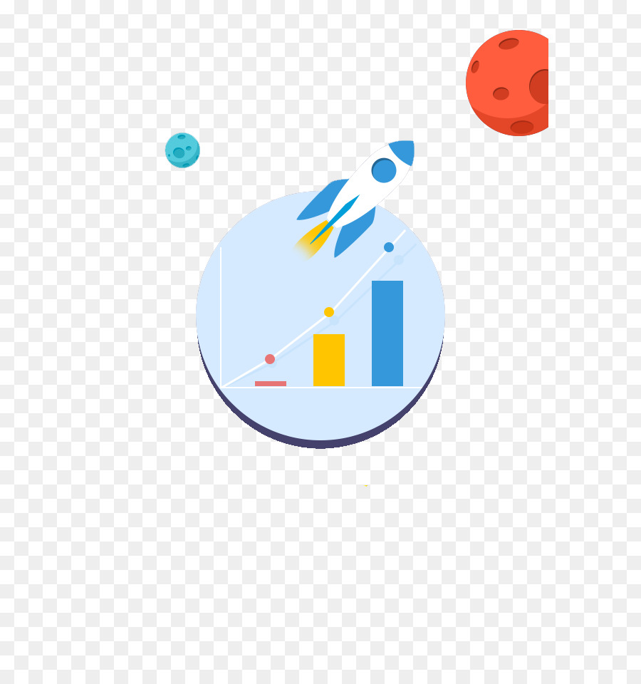 Graphique En Fusée Et En Barres，Croissance PNG