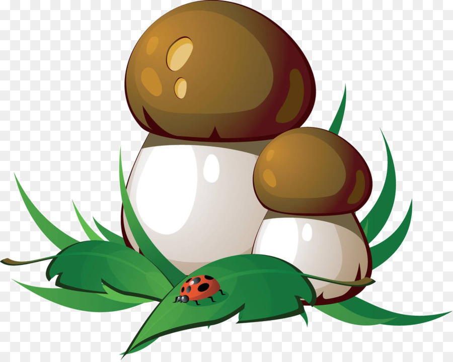 Champignons，Coccinelle PNG