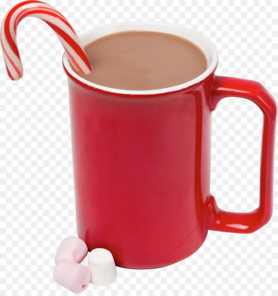 Tasse Rouge，Chocolat Chaud PNG