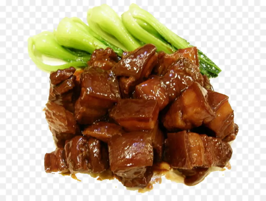 Porc Braisé，Bok Choy PNG