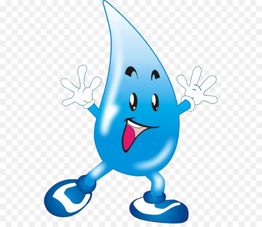 Goutte D'eau Bleue，Eau PNG