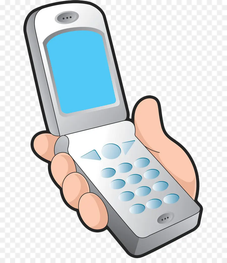 Téléphone à Clapet，Main PNG