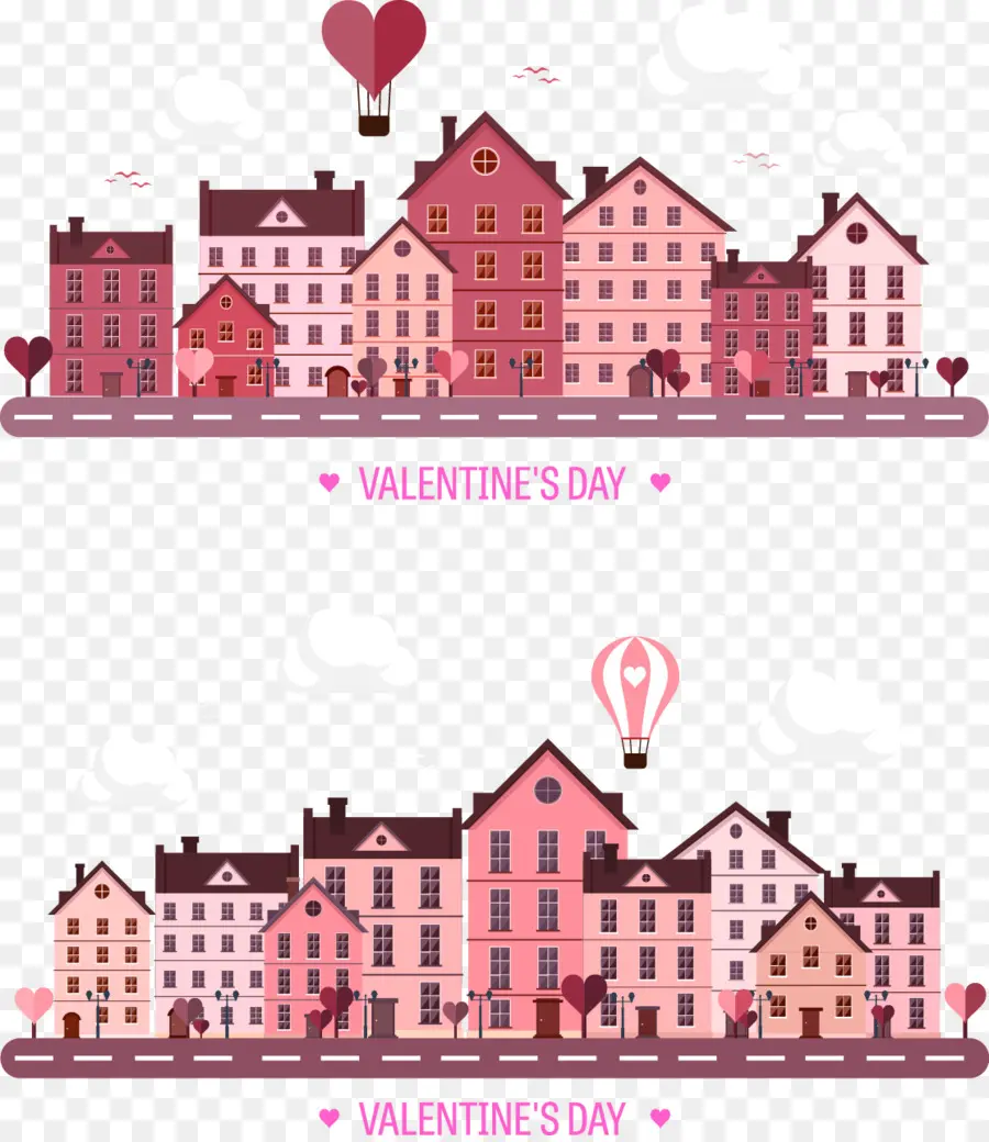 Maisons Pour La Saint Valentin，Cœur PNG