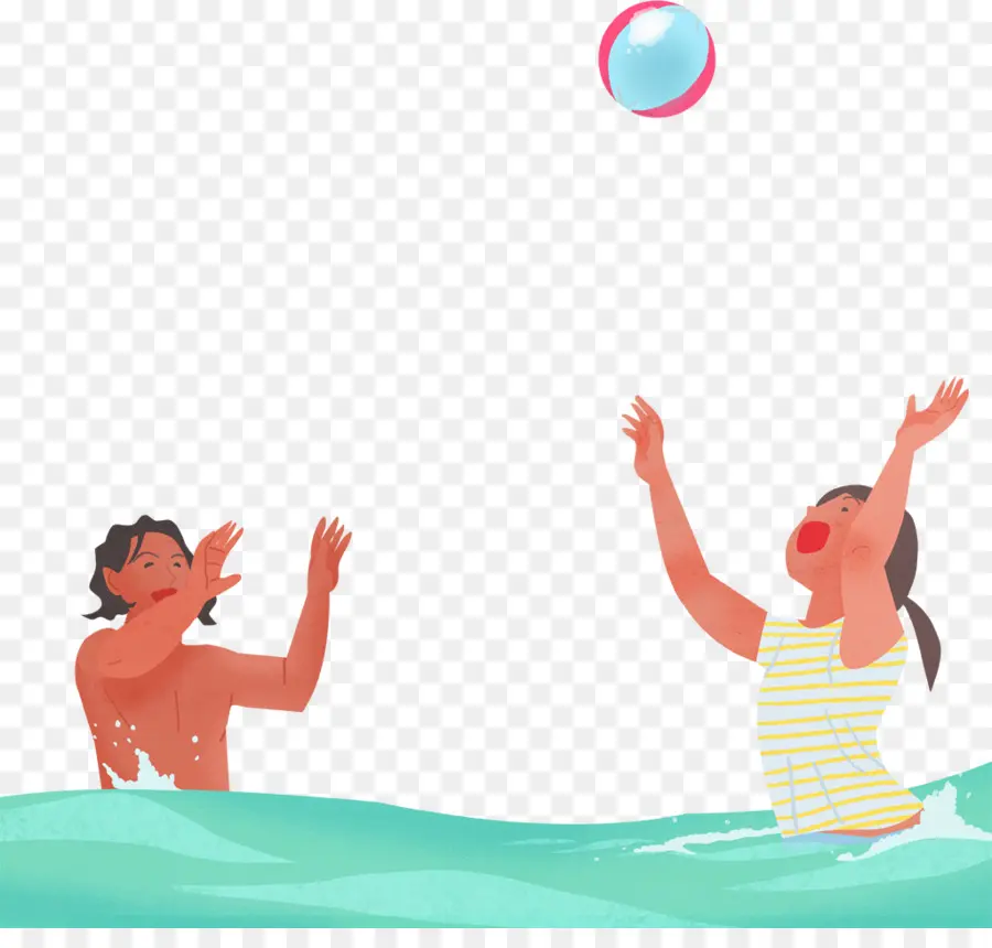 Gens Jouant Dans L’eau，Eau PNG