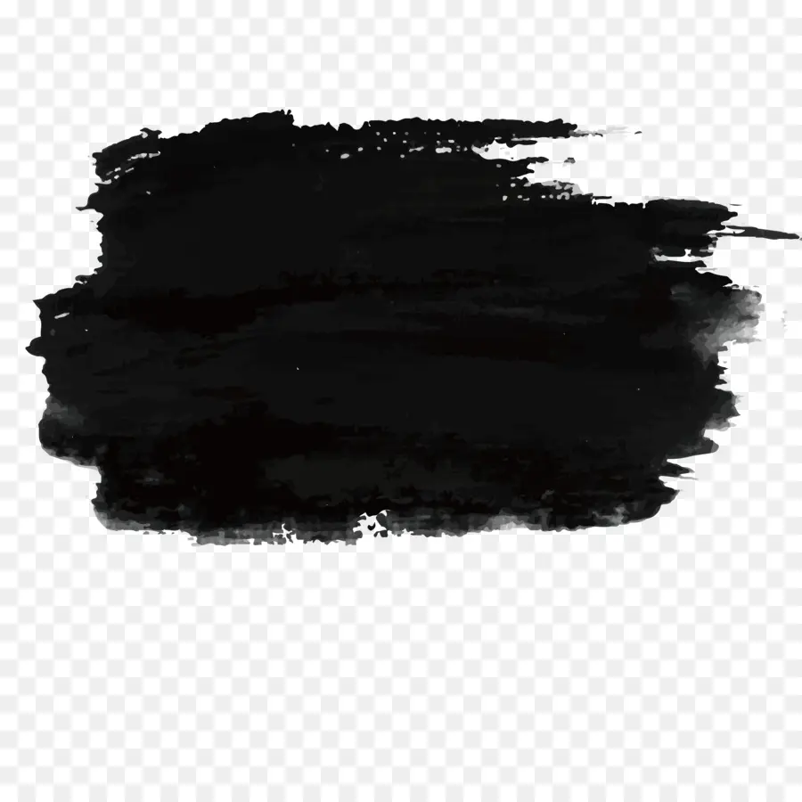 Peinture Noire，Coup De Pinceau PNG